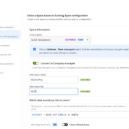 Clone Spaces in Bulk Clone Cloud